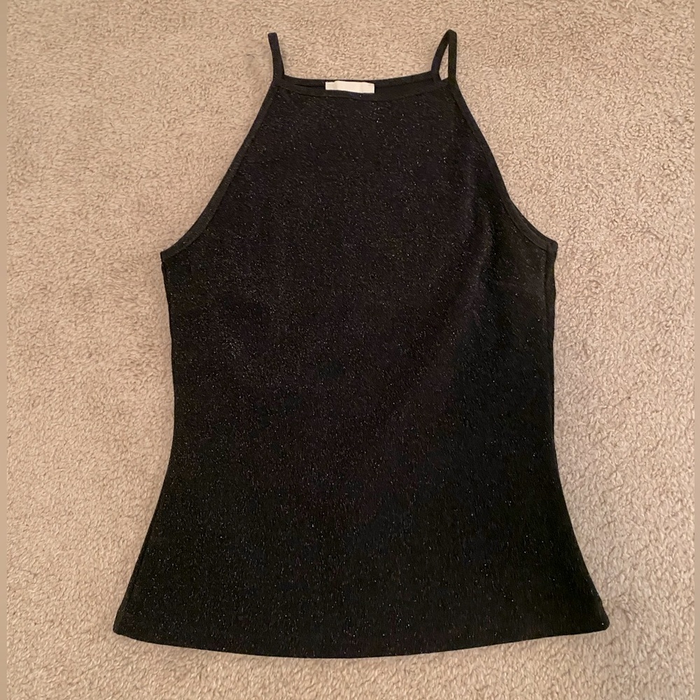 H&M Sparkly Halter Top Size XS